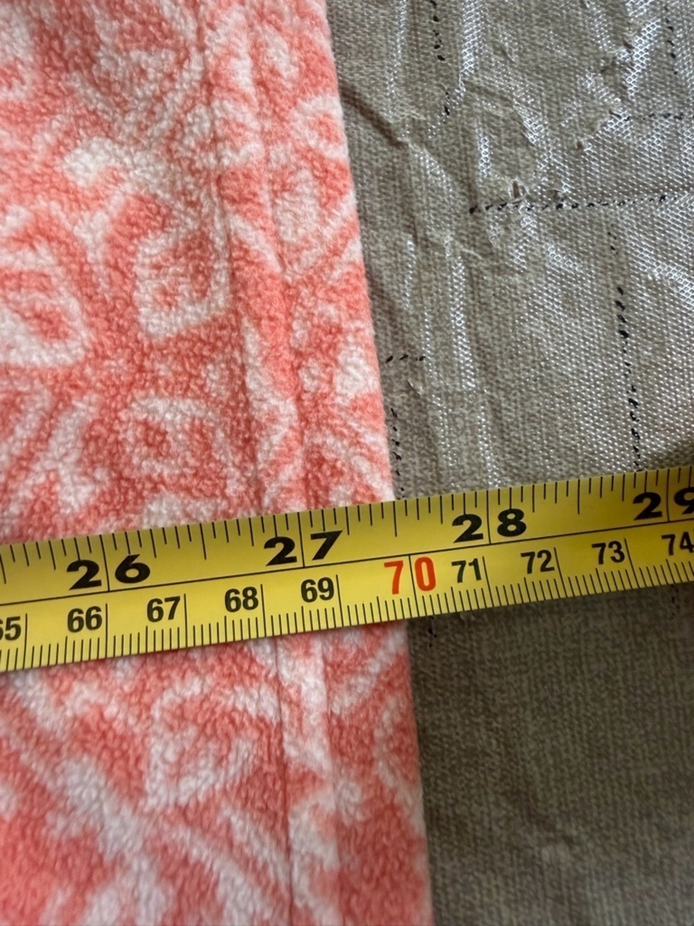 Eddie Bauer Coral and White Fleece Pullover - Picture 7 of 7